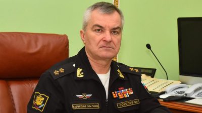 The commander of the Black Sea Fleet of the Russian Federation was charged with shelling Ukrainian TPPs